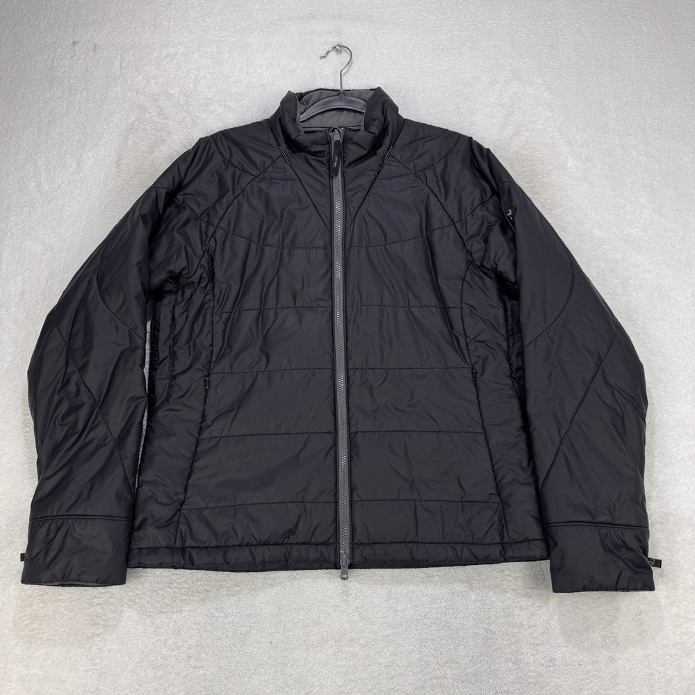 Columbia Titanium Tech Jacket Womens L Black Interchange Puffer Nylon Zip